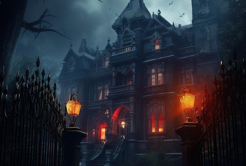 https://pixabay.com/illustrations/ai-generated-castle-haunted-8123754/