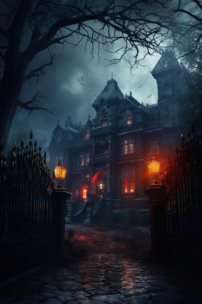 https://pixabay.com/illustrations/ai-generated-castle-haunted-8123754/