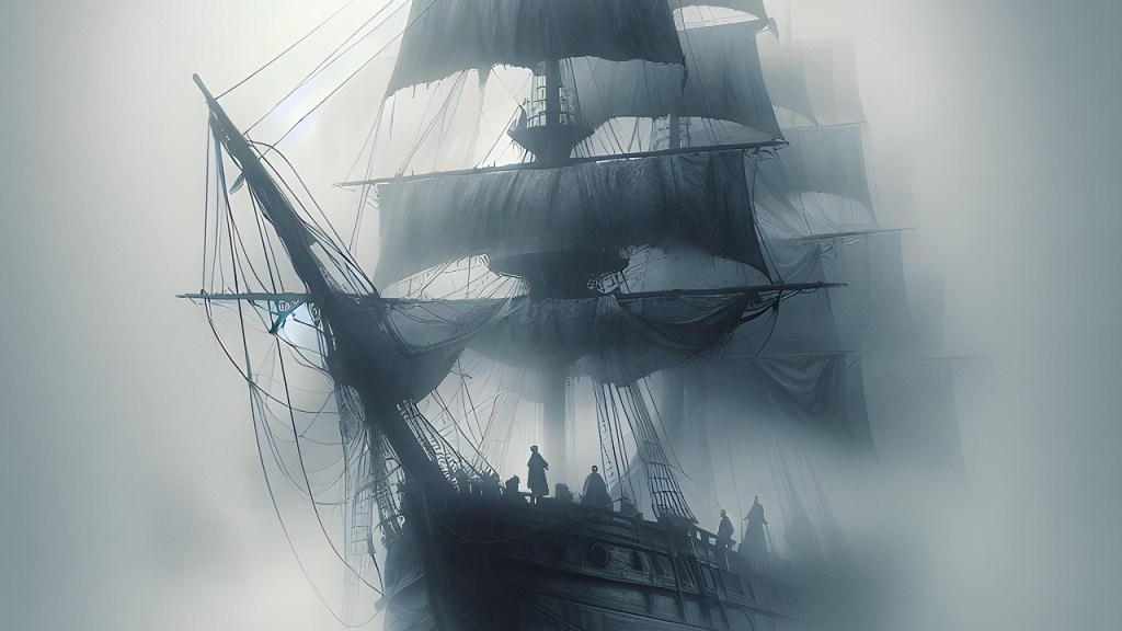 https://pixabay.com/illustrations/ai-generated-ghost-ship-ship-fog-8685668/