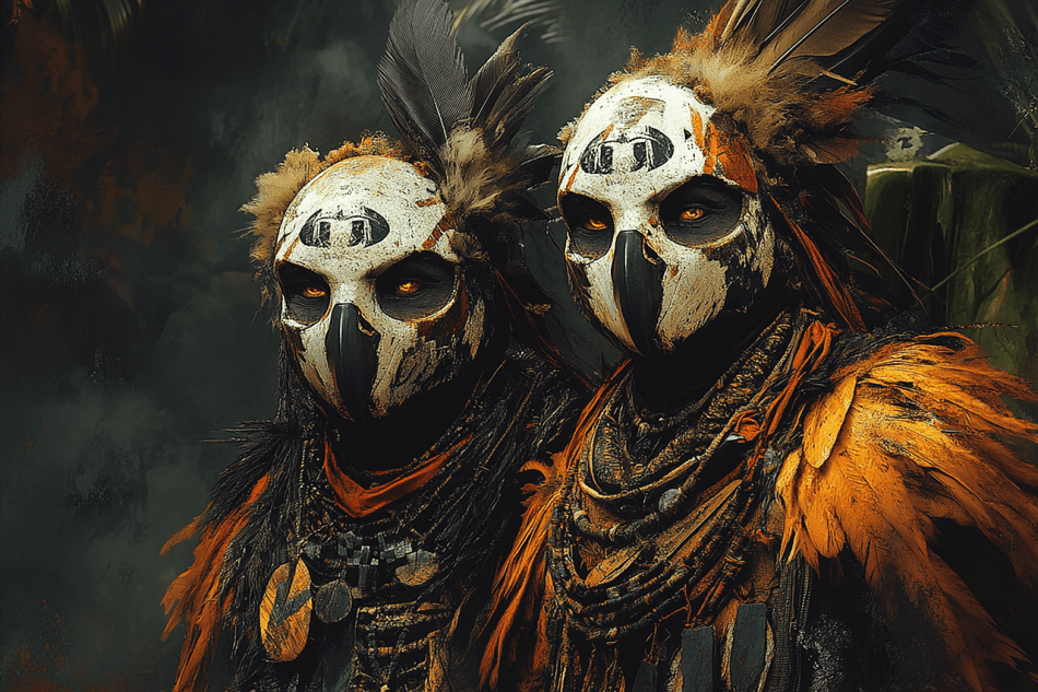 https://pixabay.com/illustrations/ai-generated-bird-shaman-twins-9591581/