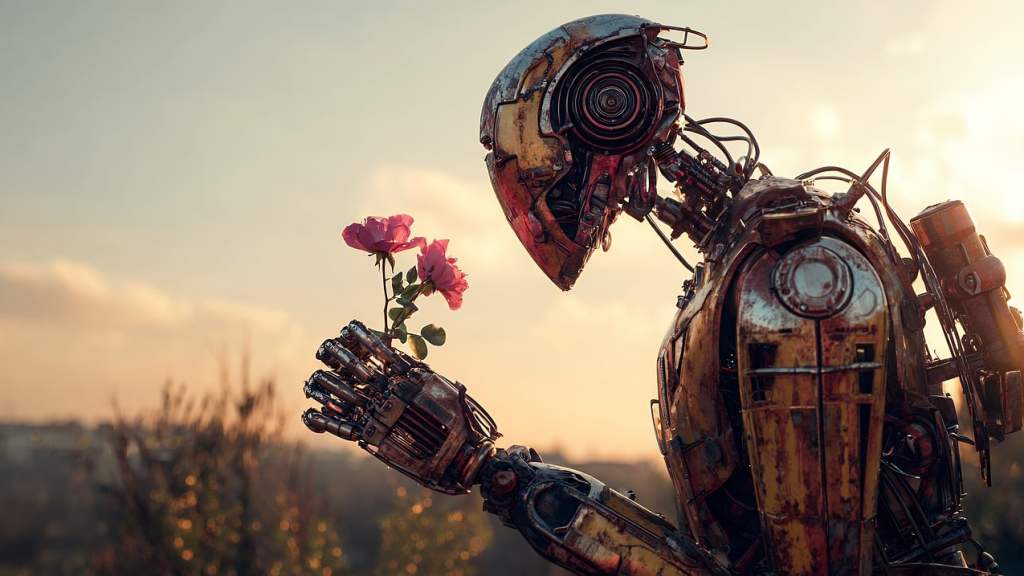 https://pixabay.com/illustrations/robot-flower-rusty-holding-10104357/