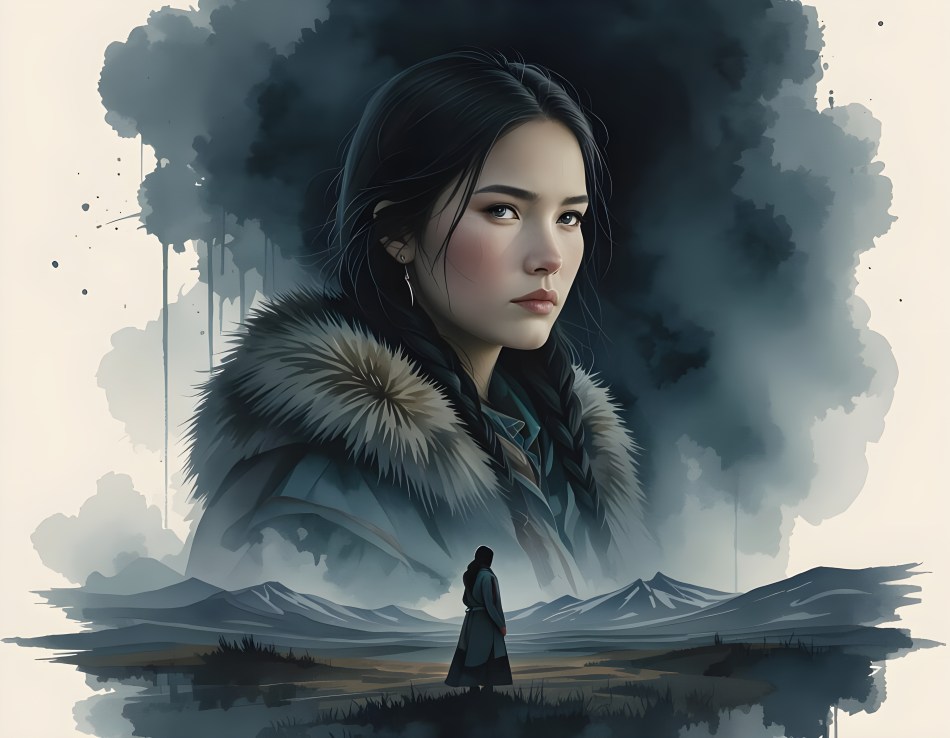 https://pixabay.com/illustrations/tundra-landscape-nature-woman-9866601/
