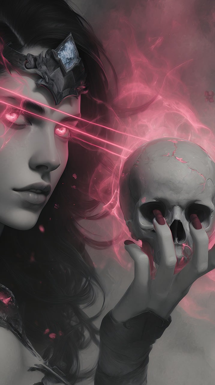 https://pixabay.com/illustrations/woman-skull-glowing-eyes-dark-9942553/
