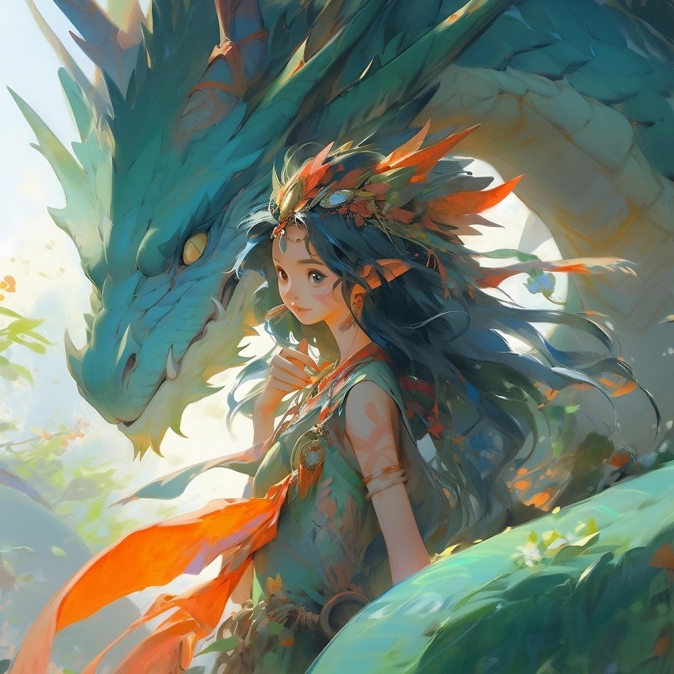 https://pixabay.com/illustrations/ai-generated-dragon-woman-mystic-8517875/