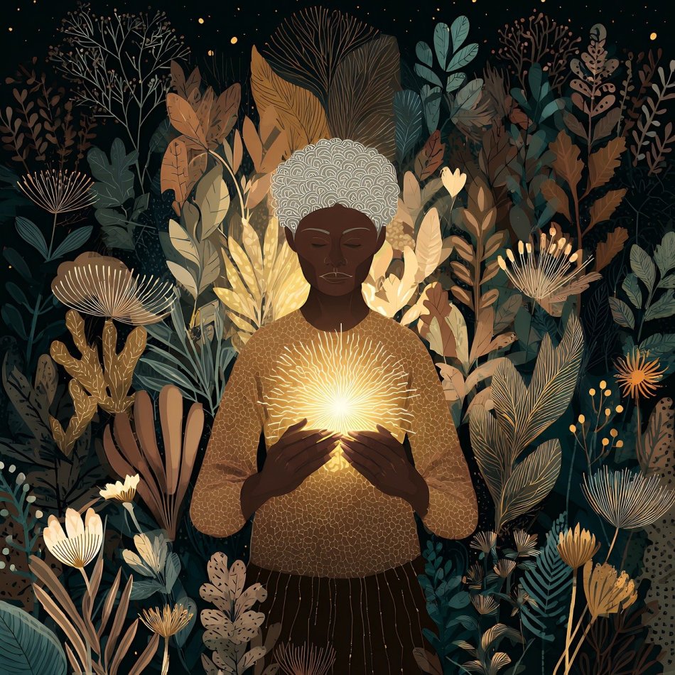 https://pixabay.com/illustrations/woman-light-foliage-plants-holding-9803216/