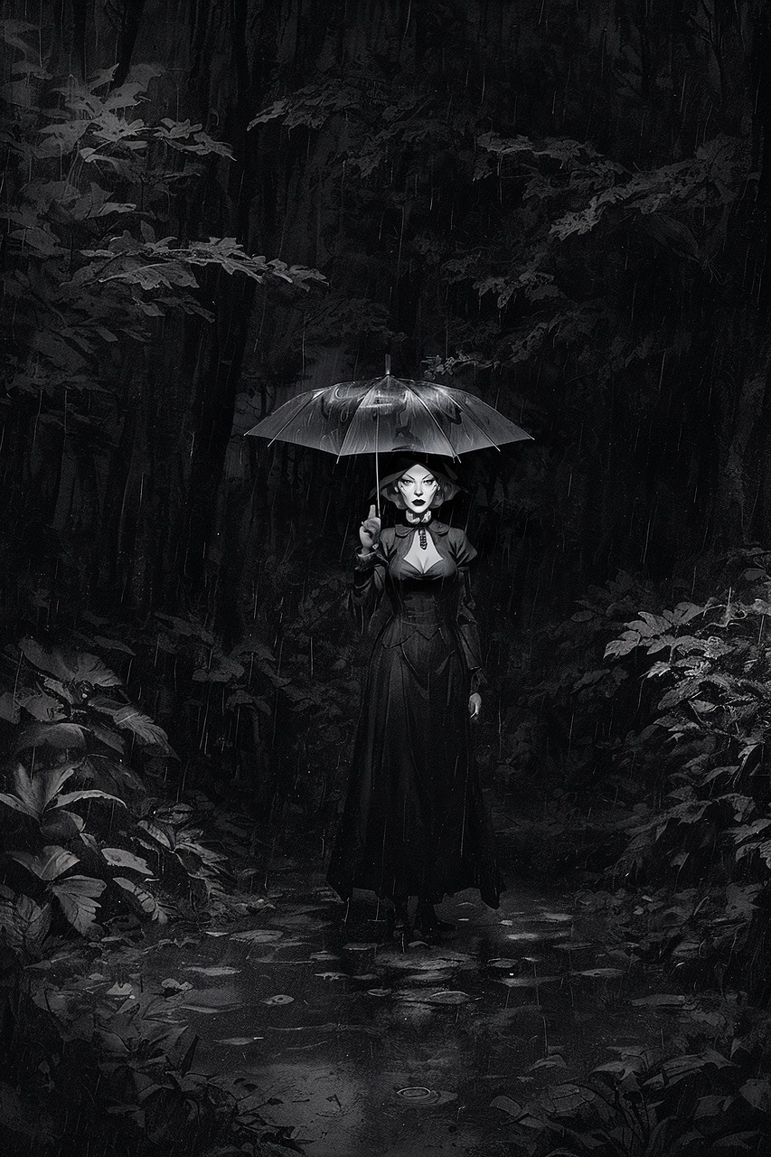 https://pixabay.com/illustrations/ai-generated-woman-umbrella-rain-8757708/