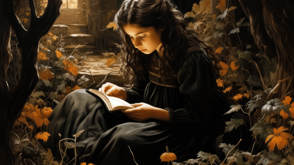 https://pixabay.com/illustrations/ai-generated-girl-child-book-read-8337939/