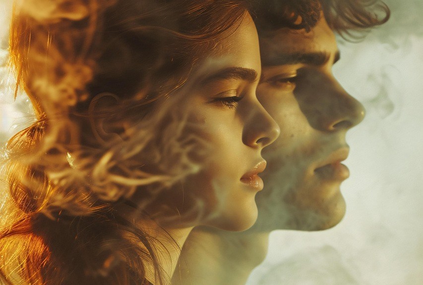 https://pixabay.com/illustrations/ai-generated-couple-smoke-8556637/