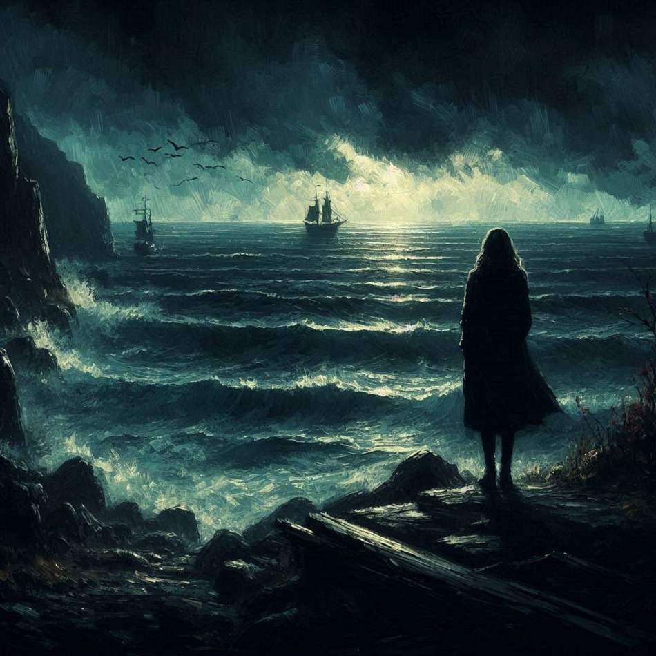 https://pixabay.com/illustrations/painting-paint-dark-woman-sea-9344793/