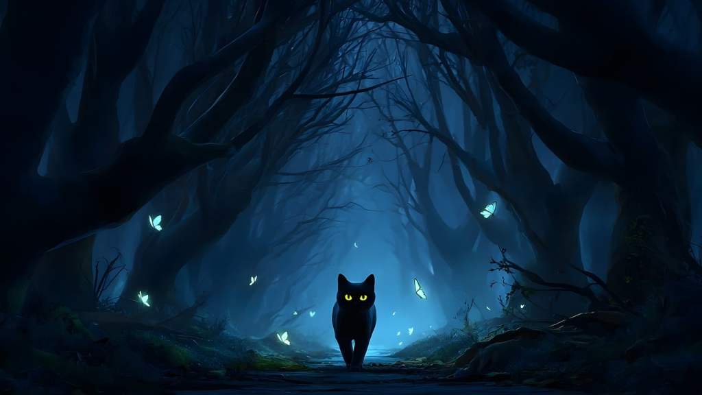 https://pixabay.com/illustrations/forest-dark-enchanted-night-10248390/