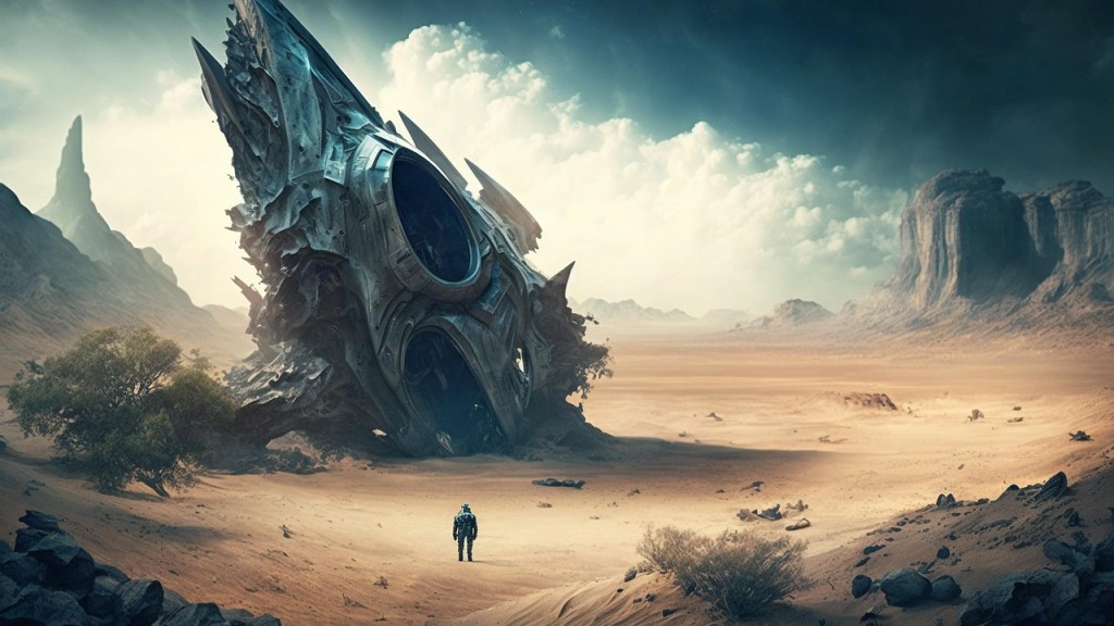 https://pixabay.com/illustrations/alien-starship-spaceship-planet-7779709/