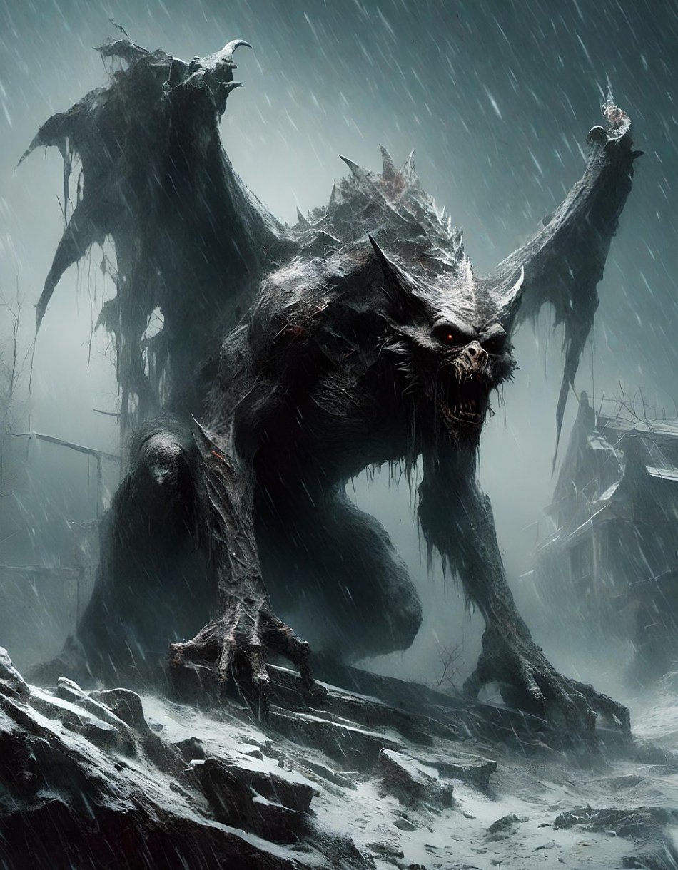 https://pixabay.com/illustrations/ai-generated-gargoyle-winter-snow-8925381/