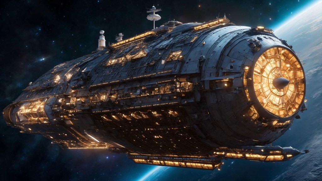 https://pixabay.com/illustrations/ai-generated-spaceship-space-station-8541454/