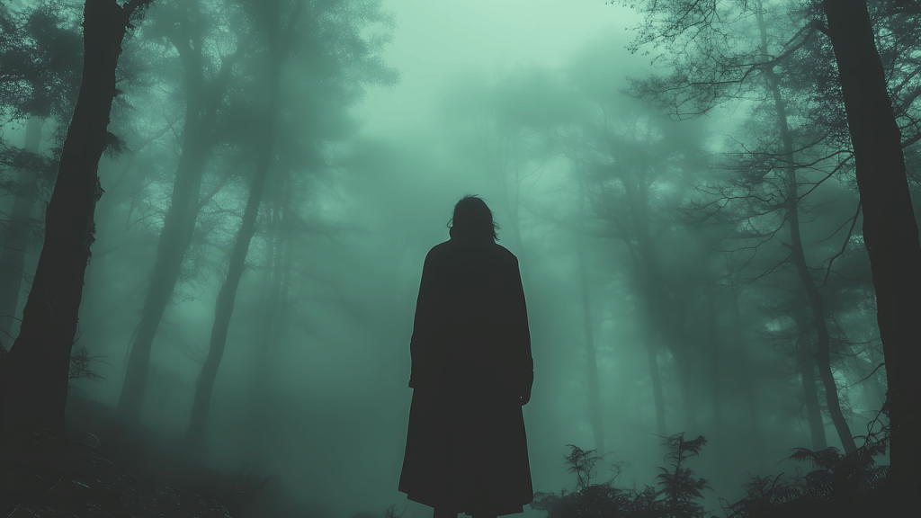 https://pixabay.com/illustrations/ai-generated-man-silhouette-forest-9329037/