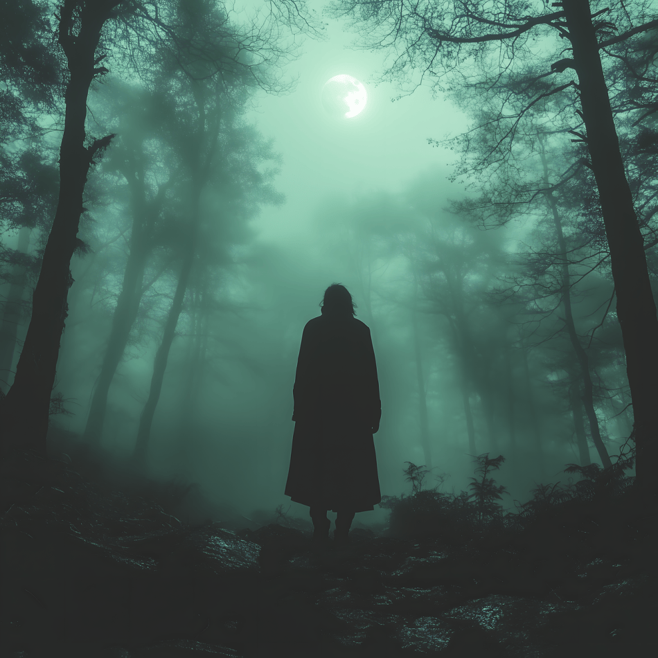 https://pixabay.com/illustrations/ai-generated-man-silhouette-forest-9329037/
