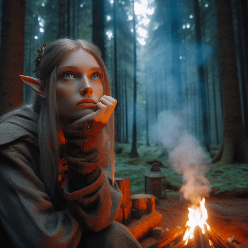 https://pixabay.com/illustrations/woman-elf-bonfire-magic-fantasia-8796717/