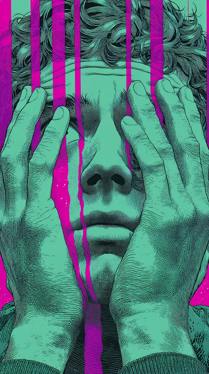 https://pixabay.com/illustrations/man-face-hand-cover-distress-pain-10156522/